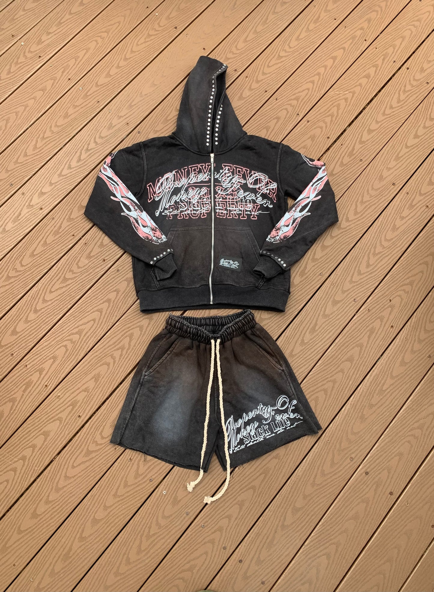 “BLACK” STACK LIFE SHORTS SETS
